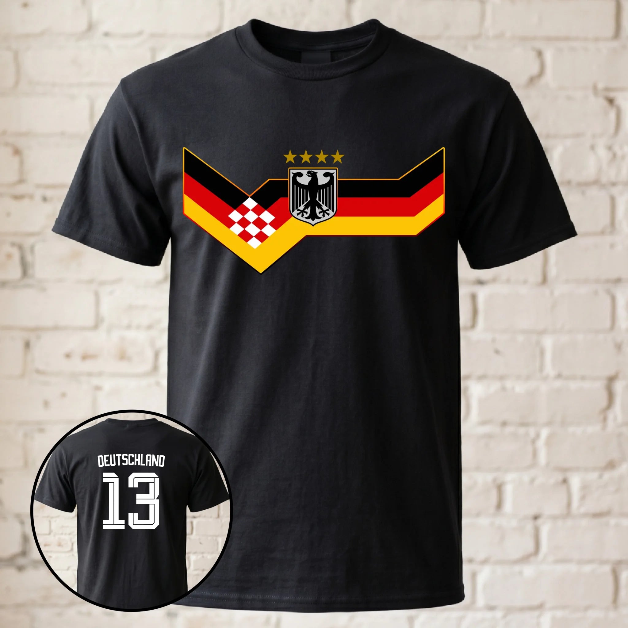 T-shirt De Foot Personnalisé 2026 – Nom Et Numéro Au Choix, Manches Courtes, Respirant, Femme/homme