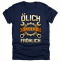 Mechaniker Ölich Aber Fröhlich - Schrauber Schlosser Mechatroniker - Lustiges T-Shirt Geschenk - pure|custom.