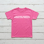 I Support Women's Rights and Wrongs - Statement T-Shirt – Lustiges Feministisches Shirt für Damen – Cooler Slogan & Ironie - Vibe - pure|custom.