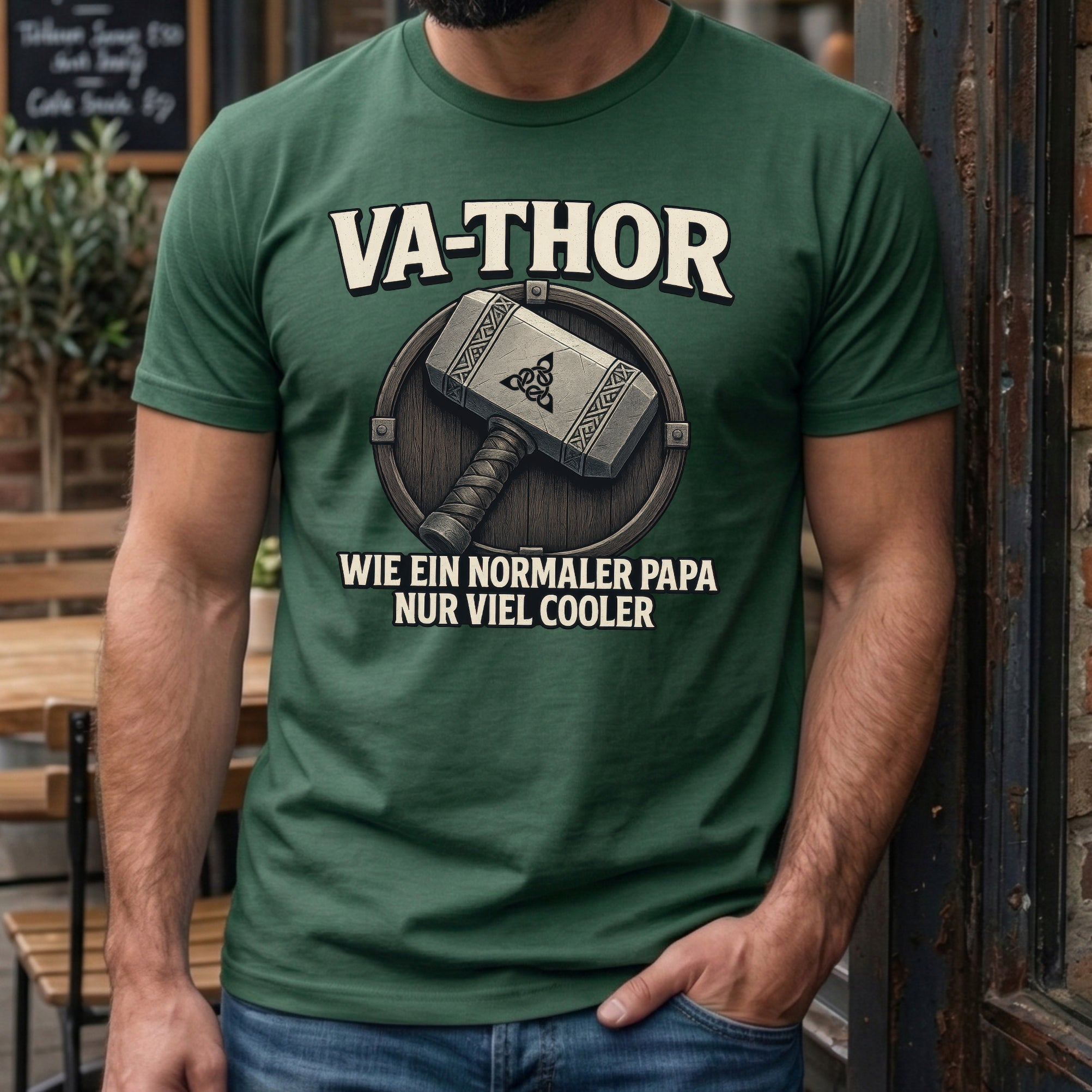 VA-THOR T-Shirt - Das legendäre Geschenk für Väter mit Superkräften - Vatertag Geschenk Shirt