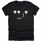 "Yo" – La oveja negra | Camiseta de declaración divertida y minimalista