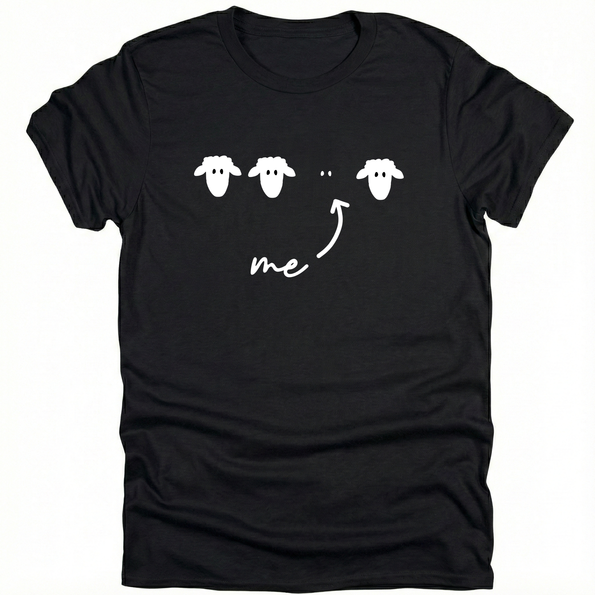 "Yo" – La oveja negra | Camiseta de declaración divertida y minimalista