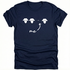 "Yo" – La oveja negra | Camiseta de declaración divertida y minimalista