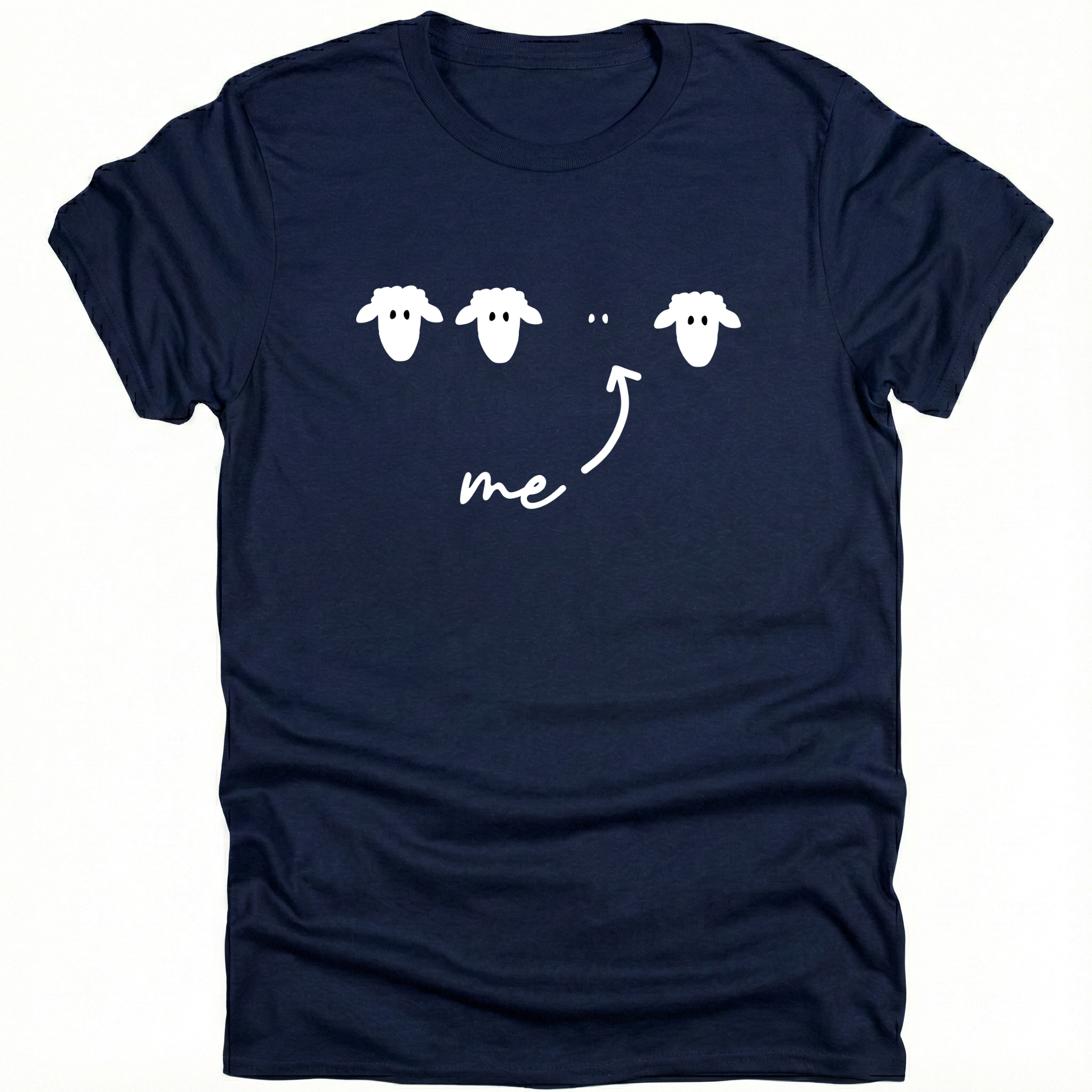 "Yo" – La oveja negra | Camiseta de declaración divertida y minimalista