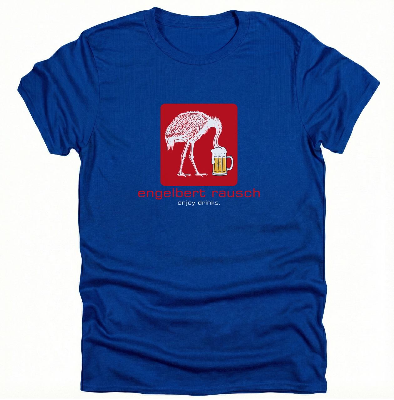Engelbert Rausch T-Shirt – Lustige Workwear Parodie für den Feierabend – „Enjoy Drinks“ Herren Shirt