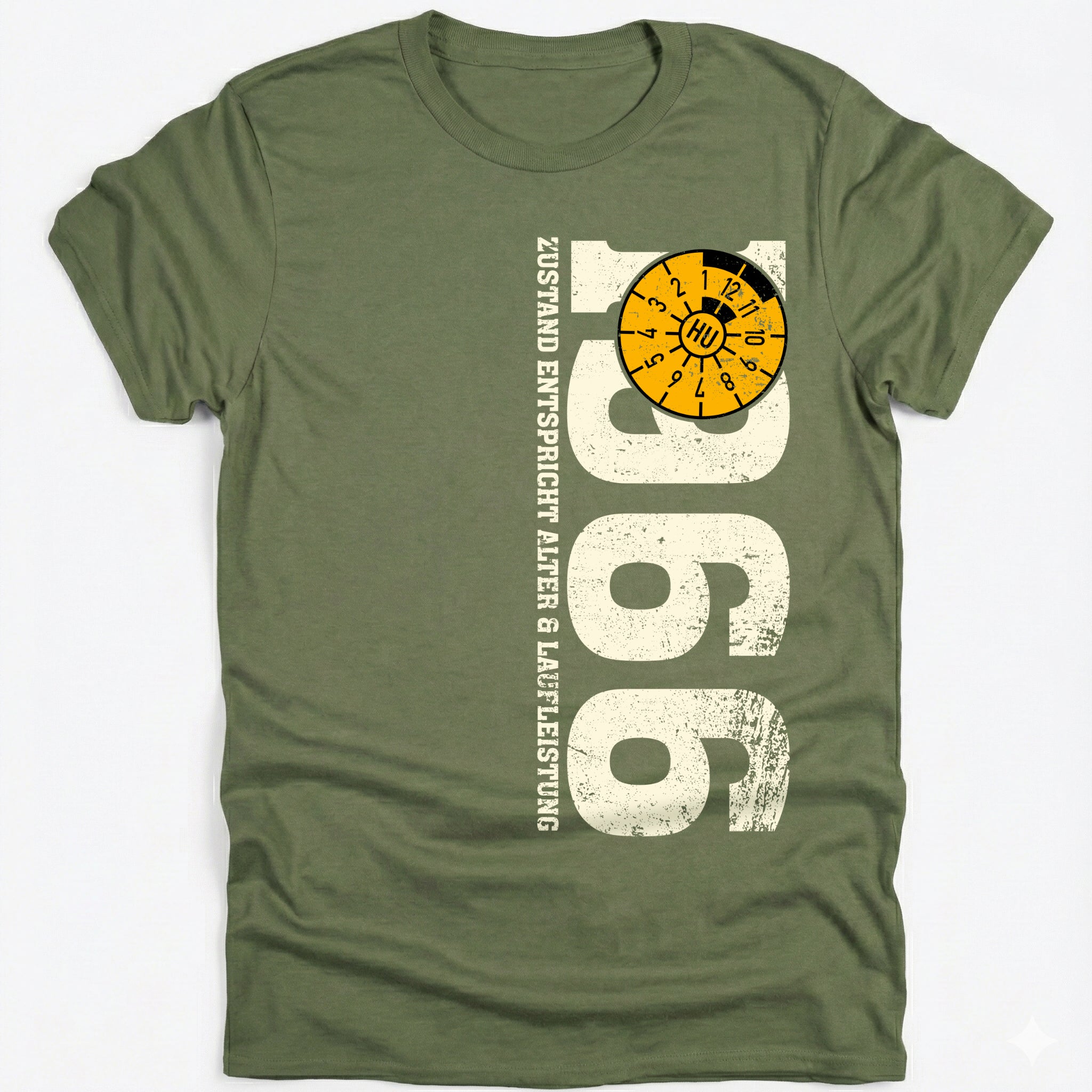 60. Geburtstag Geschenk – Lustiges 1966 TÜV T-Shirt „Zustand entspricht Alter & Laufleistung“ – Retro Herren Shirt