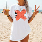 Damen Statement T-Shirt "Normal is Boring" – Grafik-Shirt mit "Go Your Own Way" Print