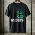 Camiseta de edición limitada de 1996 – El regalo ideal para el 30º cumpleaños – Camiseta vintage para hombre con degradado verde