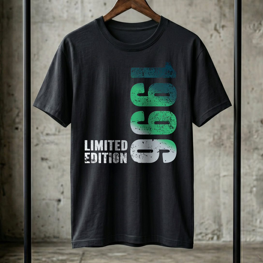 Limited Edition 1996 T-Shirt – Das ideale Geschenk zum 30. Geburtstag – Vintage Herren Shirt mit grünem Farbverlauf