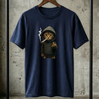 Lustiges „Bad Cat“ T-Shirt – Rauchende Katze mit Mittelfinger – Cooles Streetwear Design & Schwere Baumwolle