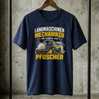 Landmaschinenmechaniker T-Shirt | Lustiges Geschenk für Mechatroniker | Mähdrescher Shirt „Alle anderen sind Pfuscher“