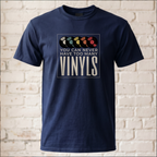 "You Can Never Have Too Many Vinyls" T-Shirt – Cooles Schallplatten-Motiv für Musikliebhaber & Sammler – Retro Vintage Shirt