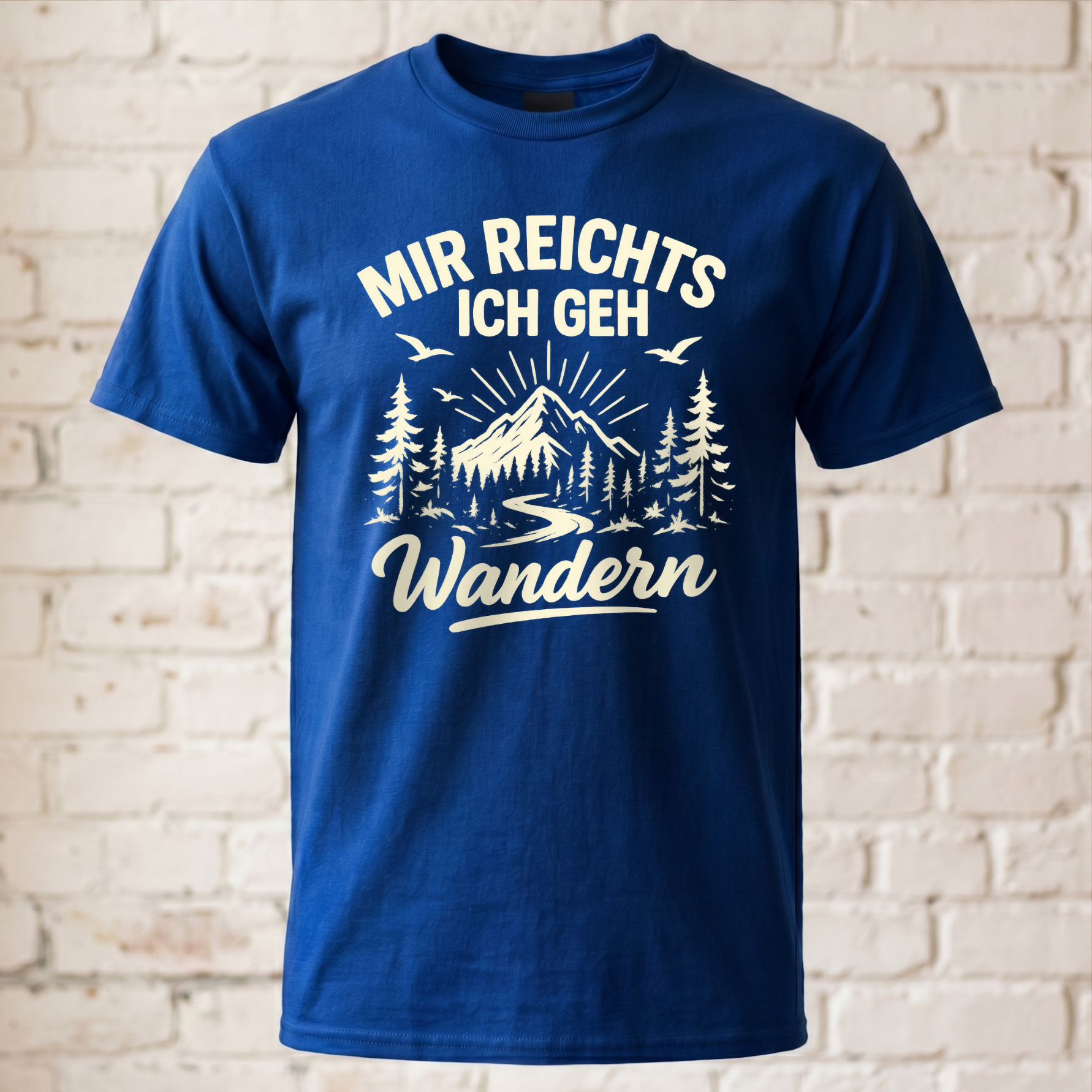 "Mir reichts ich geh wandern" Lustiges Wander T-Shirt – Cooles Berge & Outdoor Motiv – Geschenk für Wanderer & Bergsteiger