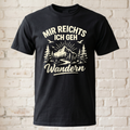 "Mir reichts ich geh wandern" Lustiges Wander T-Shirt – Cooles Berge & Outdoor Motiv – Geschenk für Wanderer & Bergsteiger