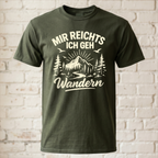 "Mir reichts ich geh wandern" Lustiges Wander T-Shirt – Cooles Berge & Outdoor Motiv – Geschenk für Wanderer & Bergsteiger