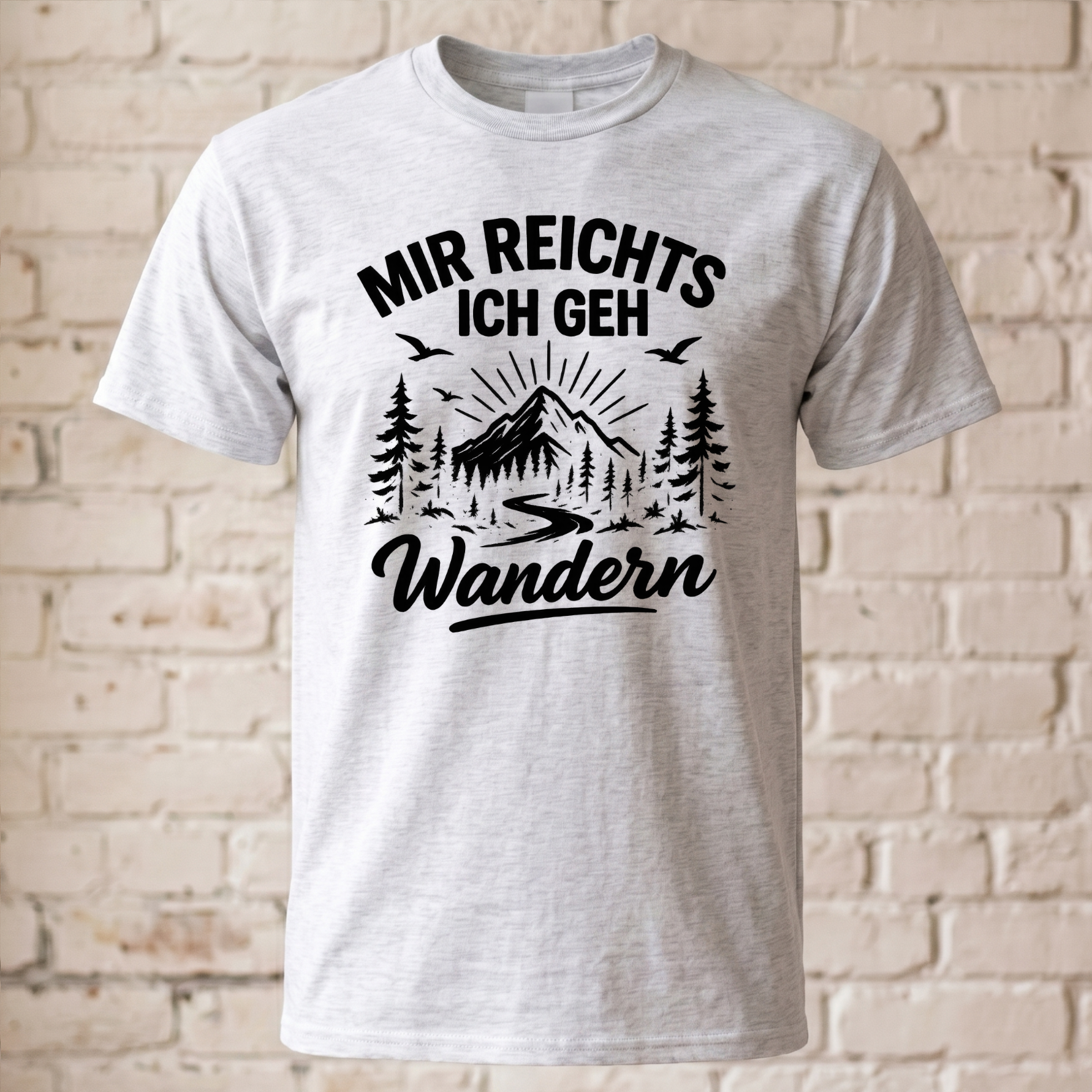 "Mir reichts ich geh wandern" Lustiges Wander T-Shirt – Cooles Berge & Outdoor Motiv – Geschenk für Wanderer & Bergsteiger