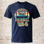 Best of 1966 Vintage T-Shirt - Kassette Retro Look Shirt - 60. Geburtstag Lustiges Geschenk für Männer & Frauen