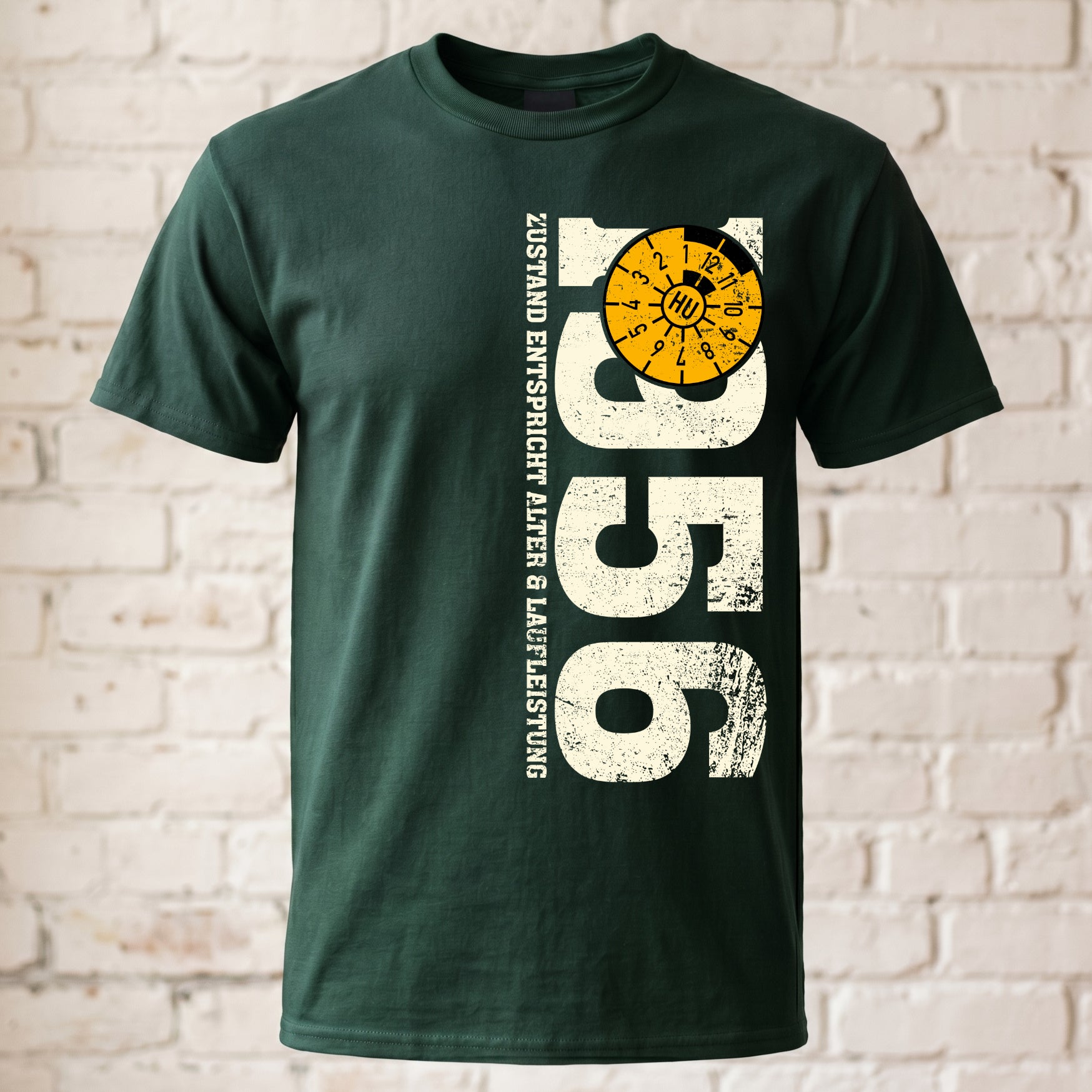 70. Geburtstag Geschenk – Lustiges 1956 TÜV T-Shirt „Zustand entspricht Alter & Laufleistung“ – Retro Vintage Shirt für Männer