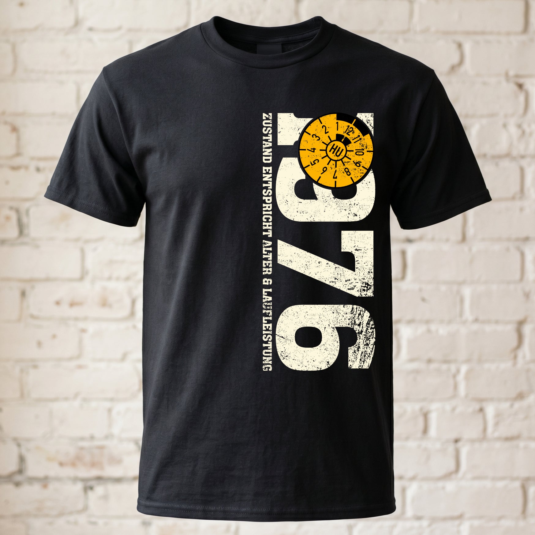 50. Geburtstag Geschenk – Lustiges 1976 T-Shirt TÜV „Zustand entspricht Alter & Laufleistung“ – Retro Herren Shirt zum 50. Geburtstag