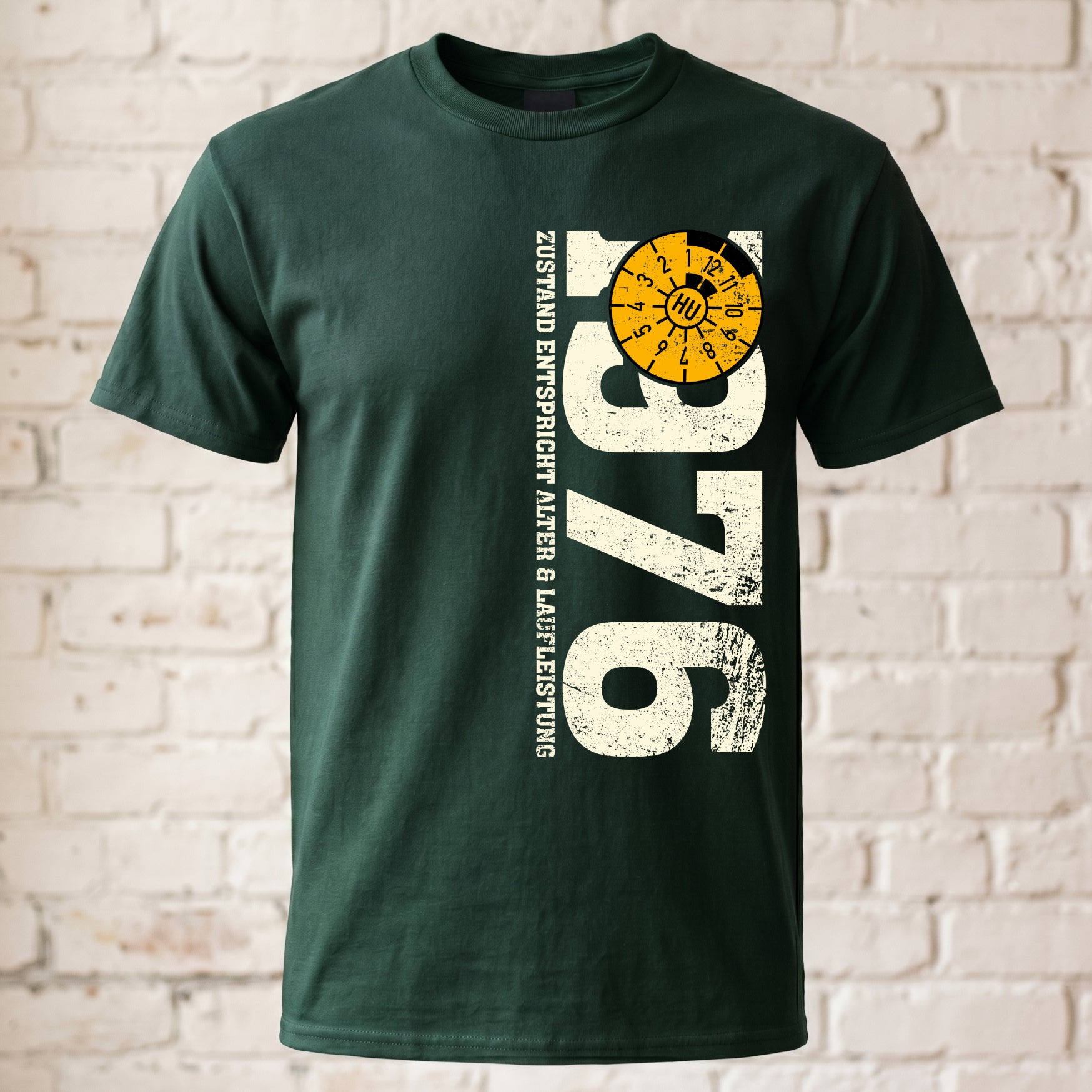 50. Geburtstag Geschenk – Lustiges 1976 T-Shirt TÜV „Zustand entspricht Alter & Laufleistung“ – Retro Herren Shirt zum 50. Geburtstag
