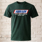 "Hubraum" Lustiges Auto T-Shirt – Parodie – Witziges Anti-Elektro Statement für Petrolheads – Schwarz