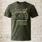 "Level Up! 18. Geburtstag" Gaming T-Shirt – Player One Zocker Geschenk zur Volljährigkeit – All Achievements Unlocked Funshirt Schwarz