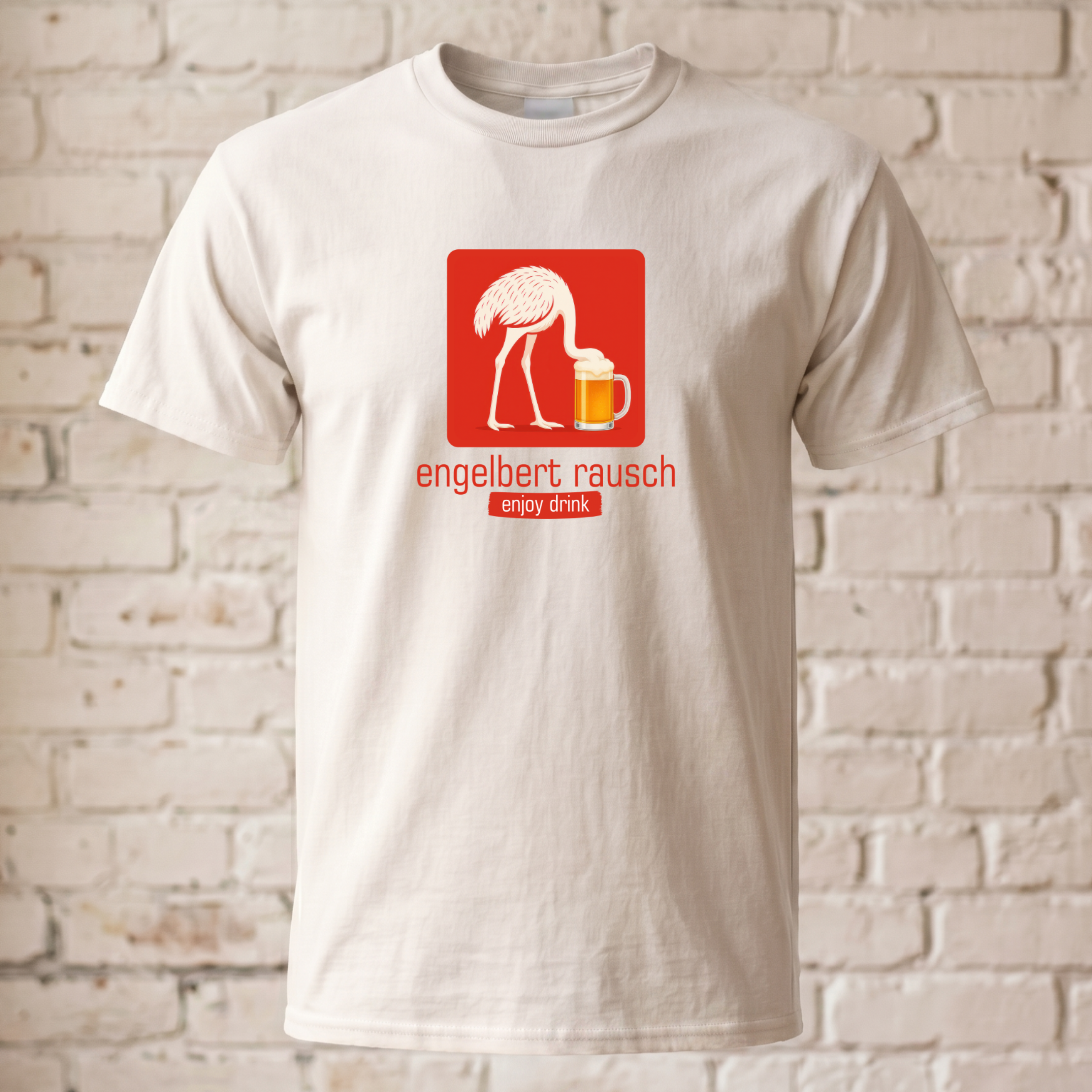 Engelbert Rausch T-Shirt – Das ultimative Outfit für den Feierabend-Vogel