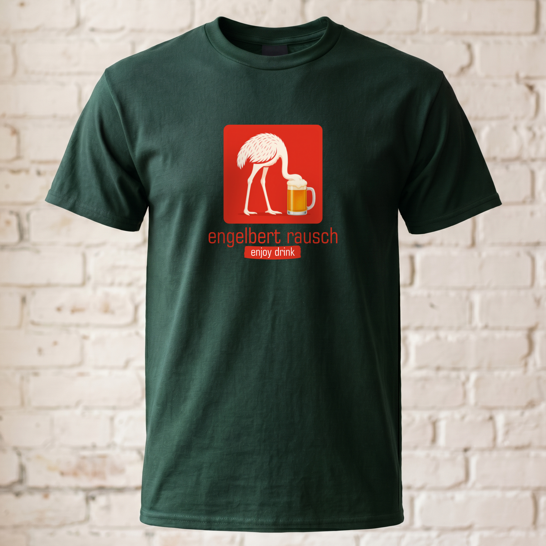 Engelbert Rausch T-Shirt – Das ultimative Outfit für den Feierabend-Vogel