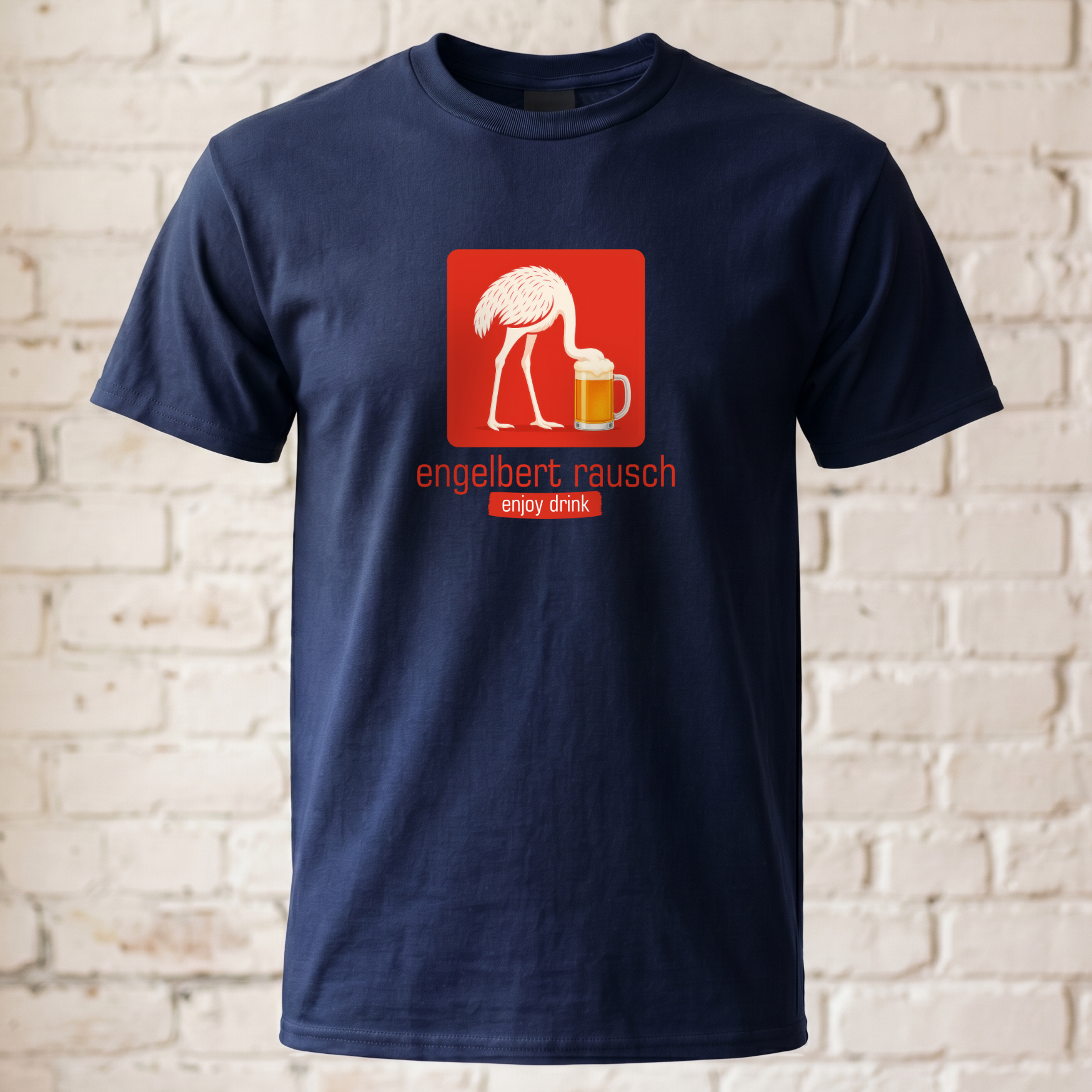 Engelbert Rausch T-Shirt – Das ultimative Outfit für den Feierabend-Vogel