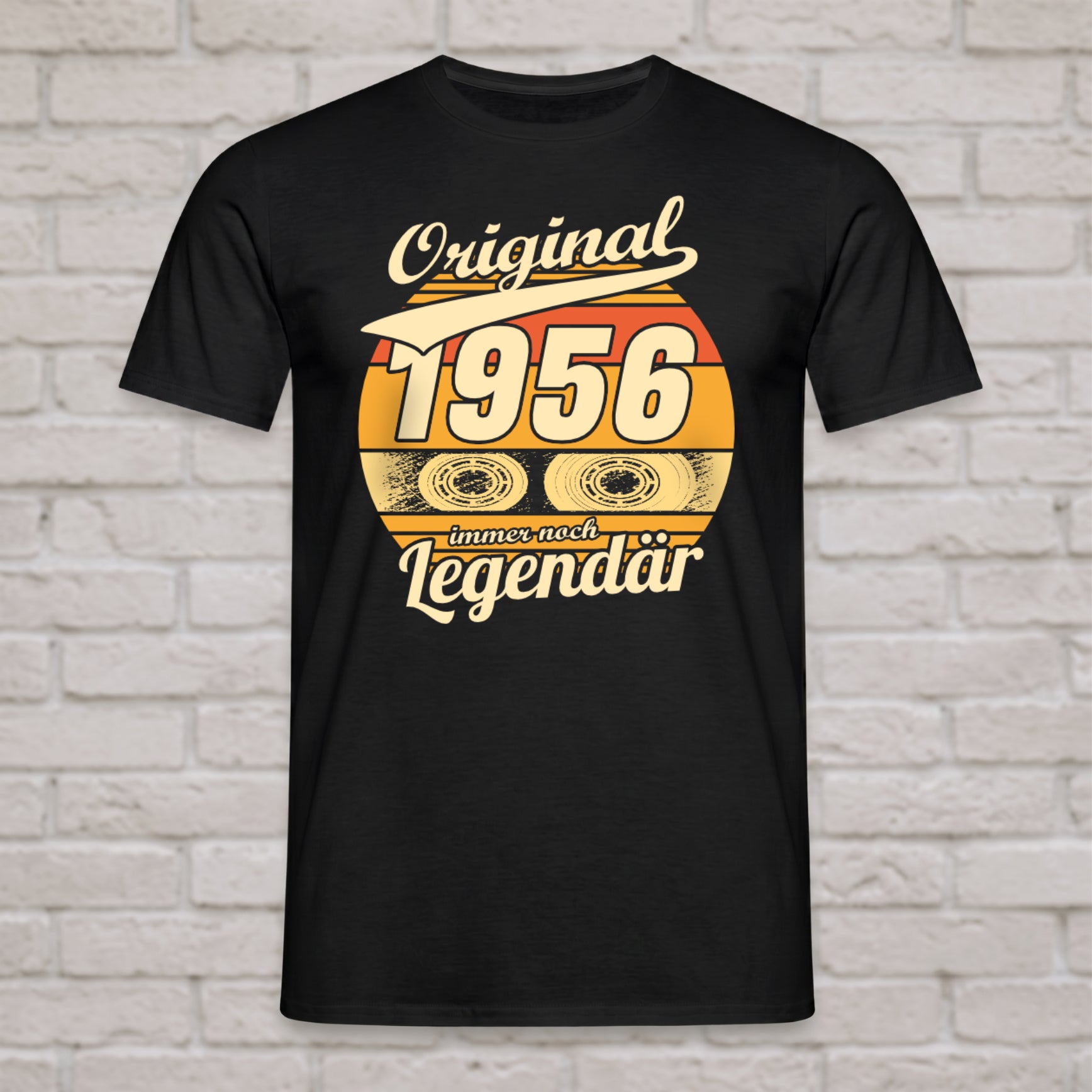 "Original 1956 Immer noch Legendär" T-Shirt zum 70. Geburtstag – Lustiges Retro Kassetten Geschenk für Männer, Papa & Opa