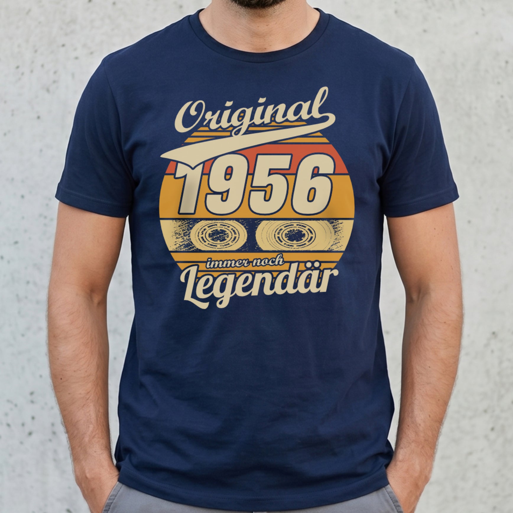 "Original 1956 Immer noch Legendär" T-Shirt zum 70. Geburtstag – Lustiges Retro Kassetten Geschenk für Männer, Papa & Opa