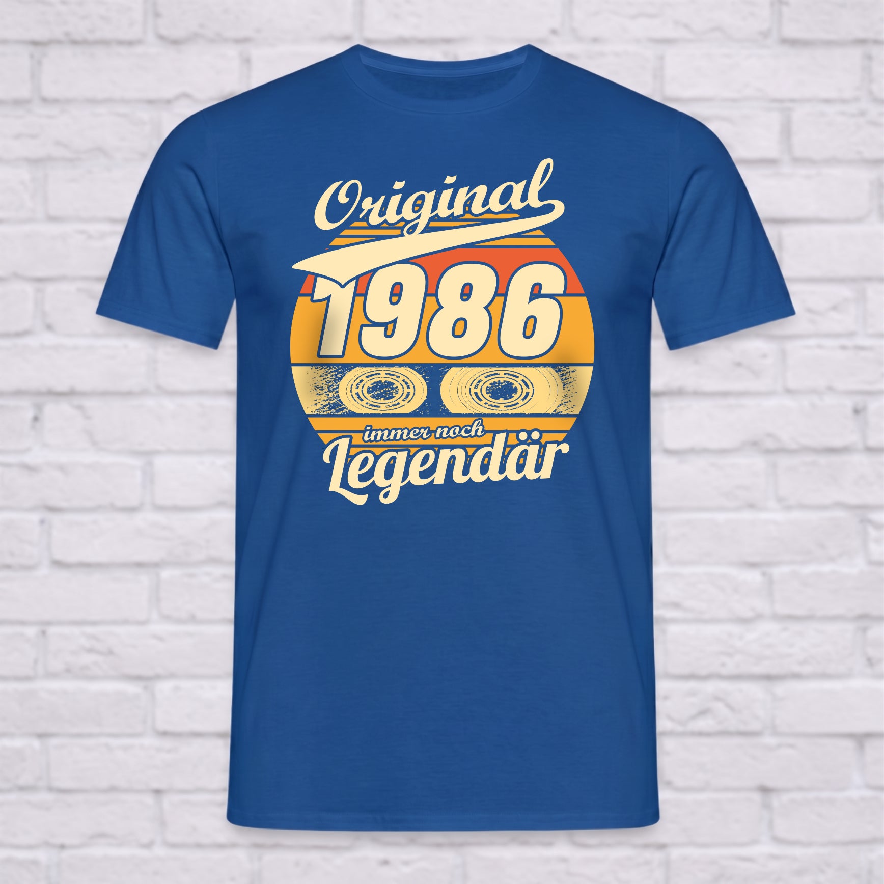 "Original 1986 Immer noch Legendär" T-Shirt zum 40. Geburtstag – Lustiges Retro Kassetten Geschenk für Männer, Kumpel & Ehemann