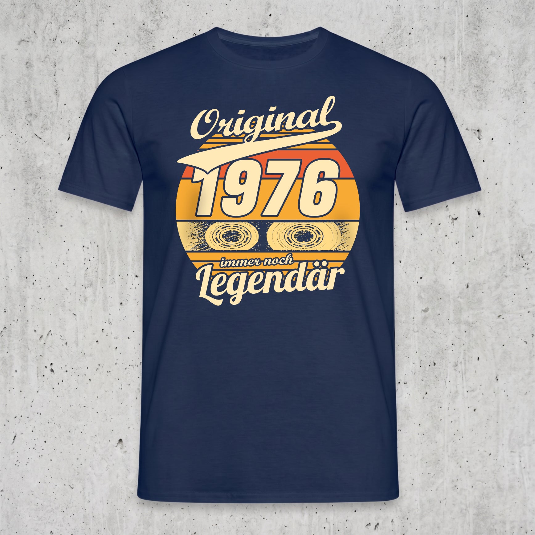 "Original 1976 Immer noch Legendär" T-Shirt zum 50. Geburtstag – Lustiges Retro Kassetten Geschenk für Männer, Kumpel & Ehemann