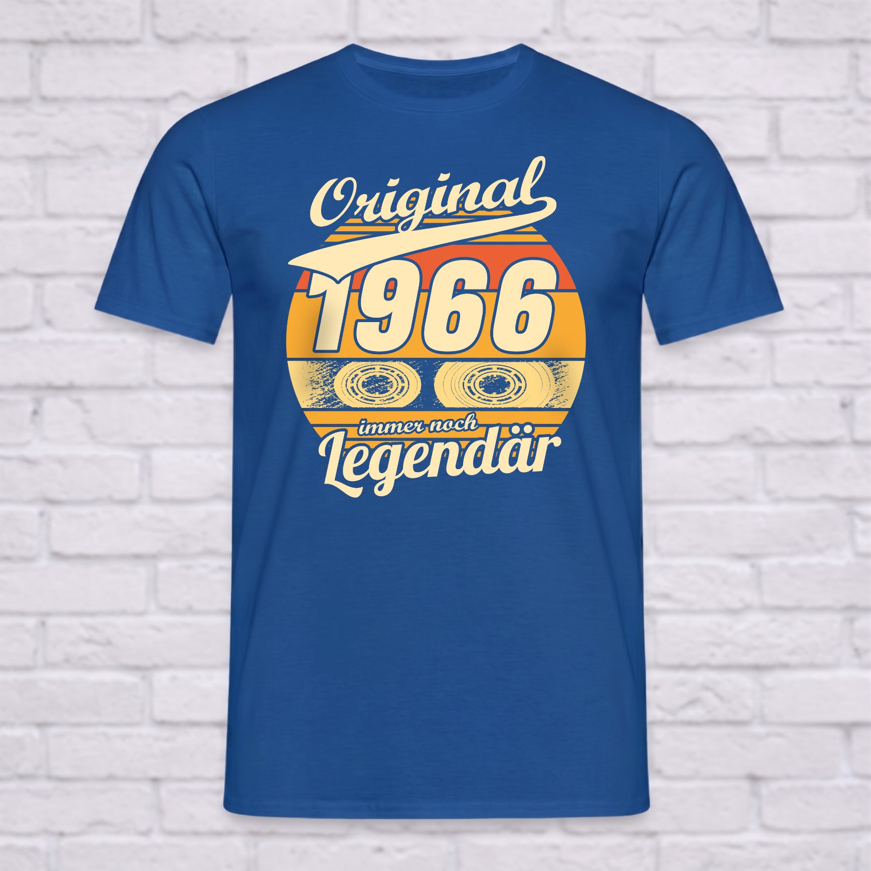 "Original 1966 Immer noch Legendär" T-Shirt zum 60. Geburtstag – Lustiges Retro Kassetten Geschenk für Männer, Papa & Opa
