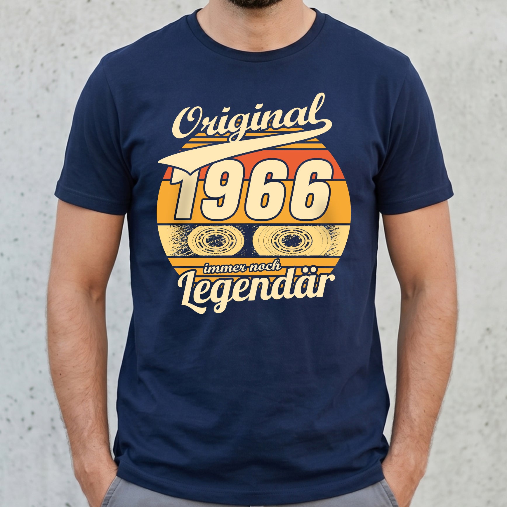 "Original 1966 Immer noch Legendär" T-Shirt zum 60. Geburtstag – Lustiges Retro Kassetten Geschenk für Männer, Papa & Opa