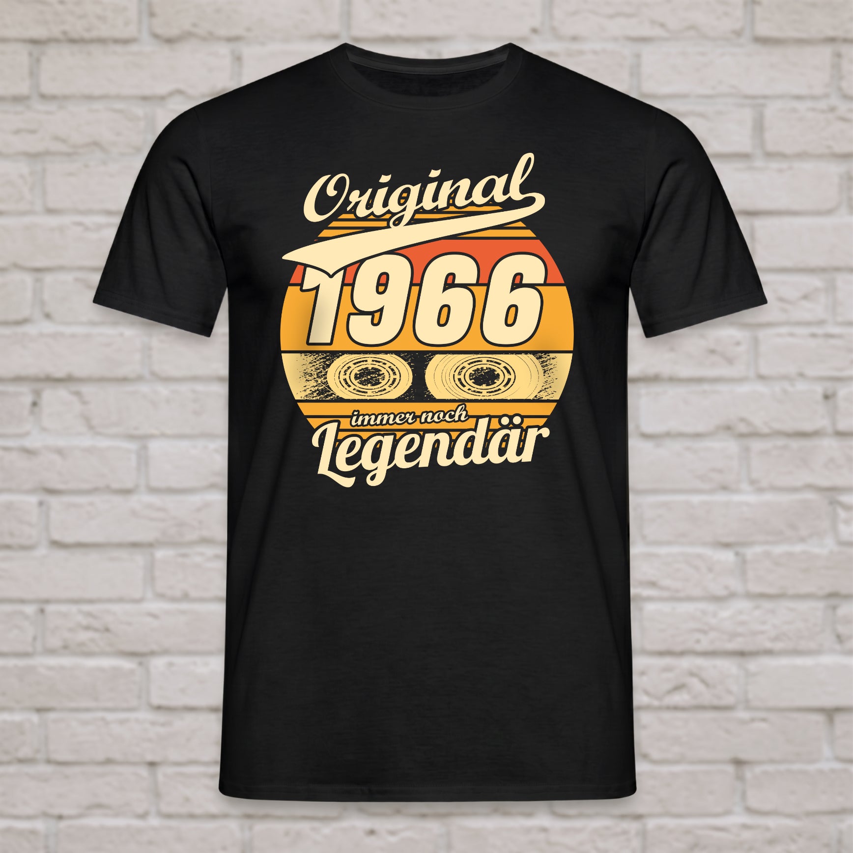 "Original 1966 Immer noch Legendär" T-Shirt zum 60. Geburtstag – Lustiges Retro Kassetten Geschenk für Männer, Papa & Opa