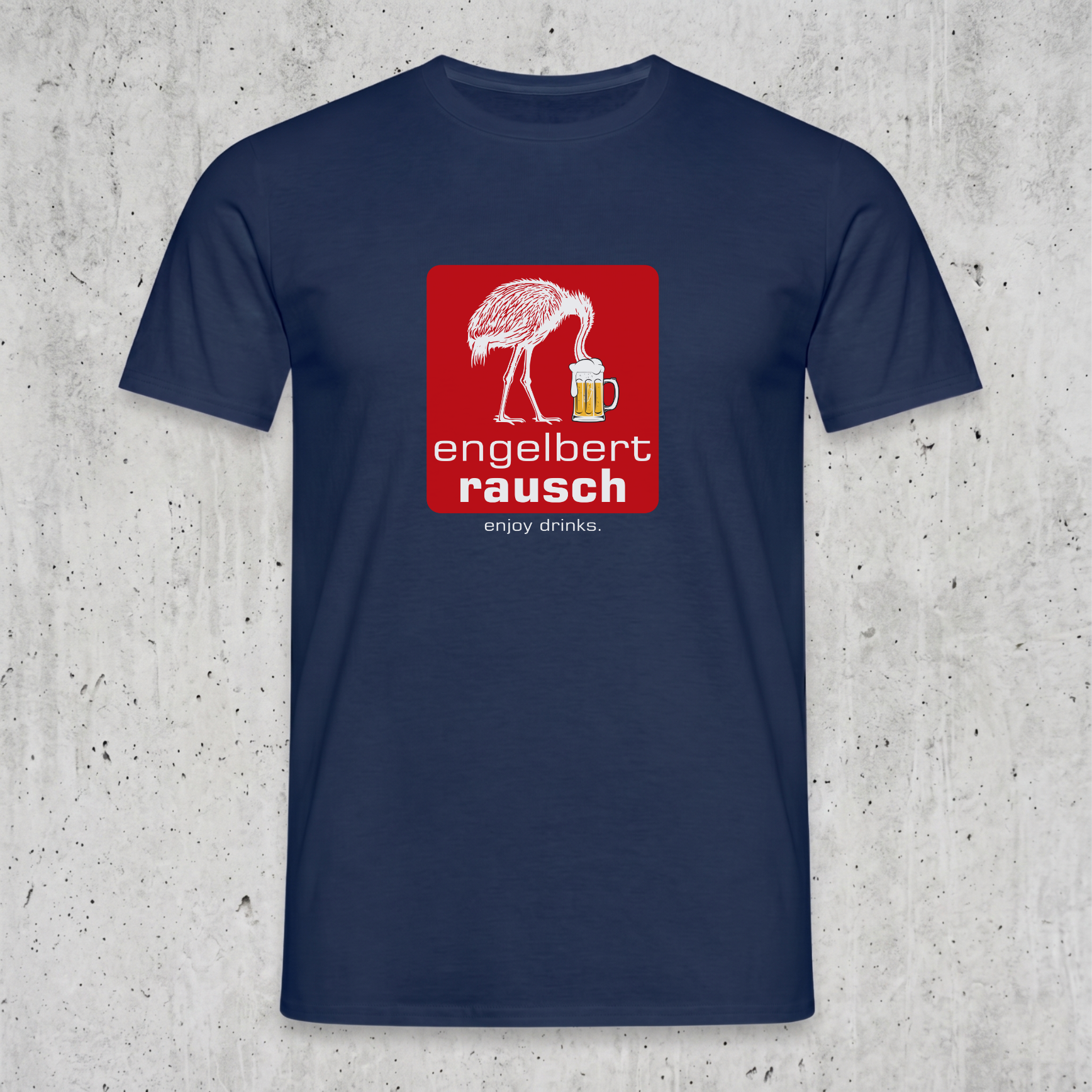 "Engelbert Rausch" Camiseta divertida de artesano – Divertida camiseta de cerveza post-trabajo y regalo de parodia para trabajadores de la construcción, artesanos y aficionados al bricolaje