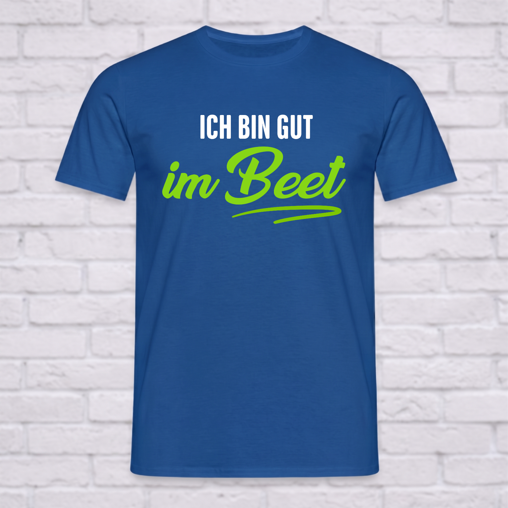 "Ich bin gut im Beet" Lustiges Gärtner T-Shirt mit Spruch – Witziges Hobbygärtner Funshirt für Männer, Papa & Kleingärtner – Schwarz