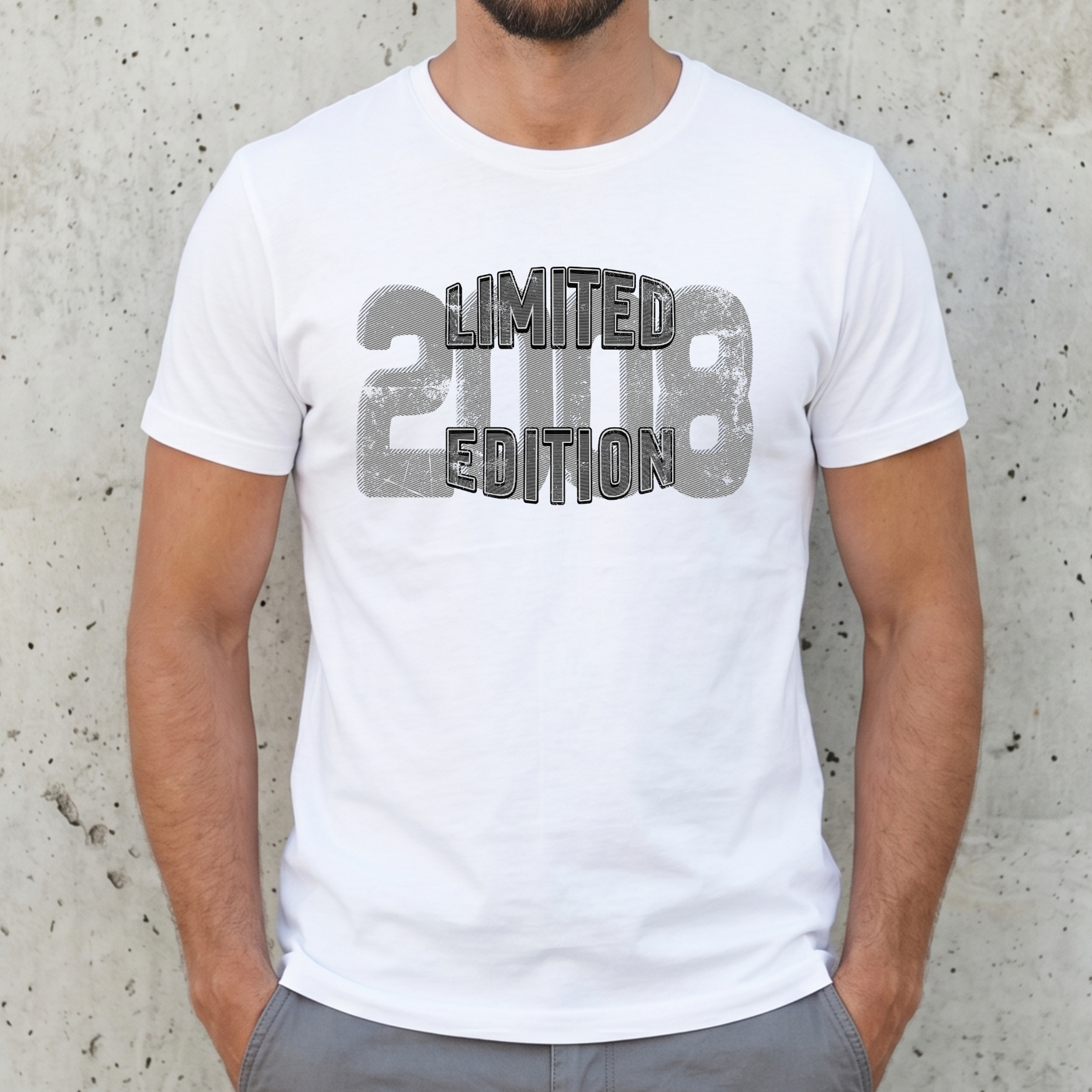 Camiseta "Edición Limitada 2008" para 18º cumpleaños – Camiseta vintage con estilo grunge – Regalo perfecto para la mayoría de edad