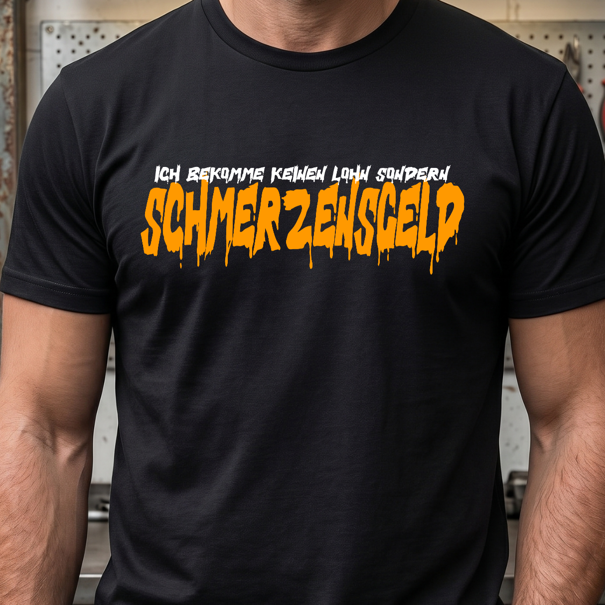 "No me pagan un sueldo, sino una indemnización por daños y perjuicios" Divertida camiseta con frase – Ingeniosa camiseta de humor de oficina para el trabajo y los compañeros