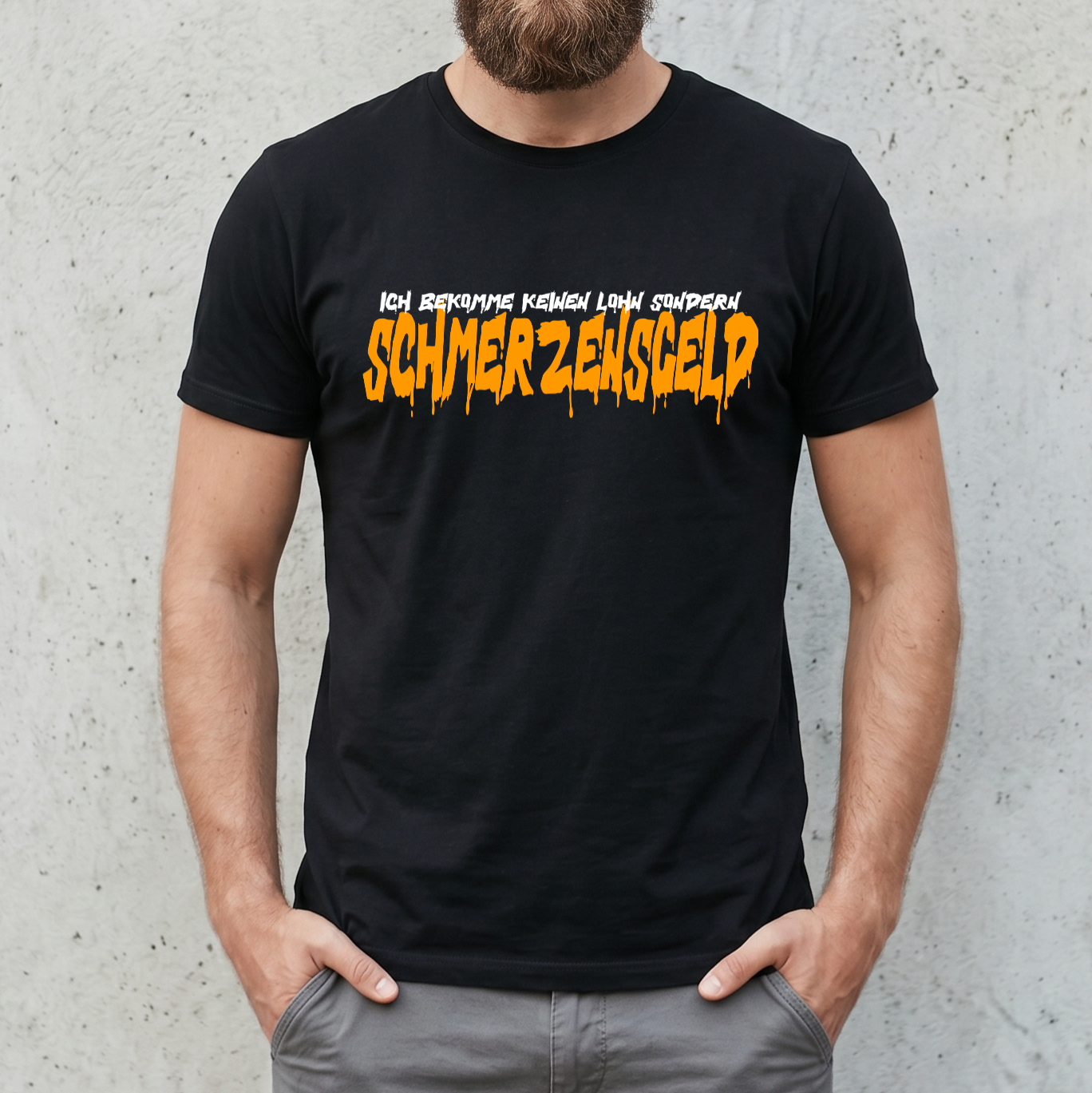 "No me pagan un sueldo, sino una indemnización por daños y perjuicios" Divertida camiseta con frase – Ingeniosa camiseta de humor de oficina para el trabajo y los compañeros