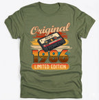 40. Geburtstag Geschenk 1986 Personalisiert Name Vintage Kassette T-Shirt Hoodie Sweatshirt Männer Frauen Original Limited Edition 40 Jahre - pure|custom.