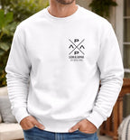 PapaPrint Personalisierter Papa Hoodie Sweatshirt T-Shirt Geschenk Vatertag Kinder Namen Wunschjahr - Vatertag Geschenk - pure|custom.