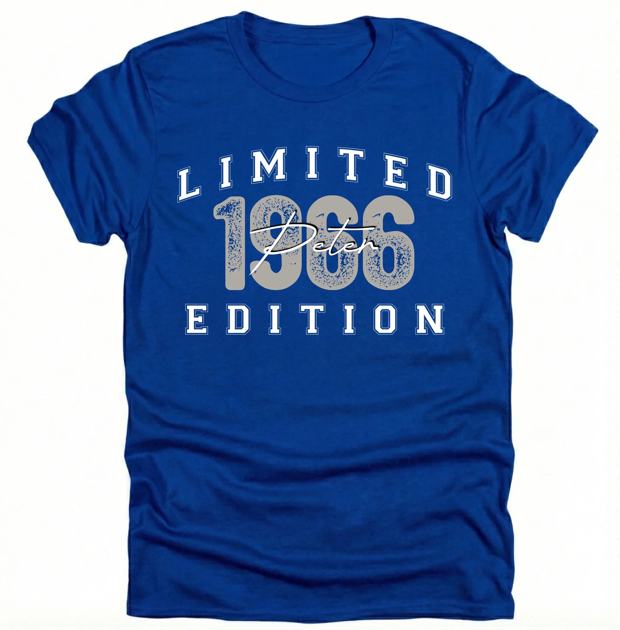 60. Geburtstag Geschenk Männer 1966 T-Shirt Personalisiert Name Limited Edition Vintage Look Wunschjahr Herren Shirt 60 Jahre Original - pure|custom.