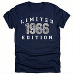 60. Geburtstag Geschenk Männer 1966 T-Shirt Personalisiert Name Limited Edition Vintage Look Wunschjahr Herren Shirt 60 Jahre Original - pure|custom.