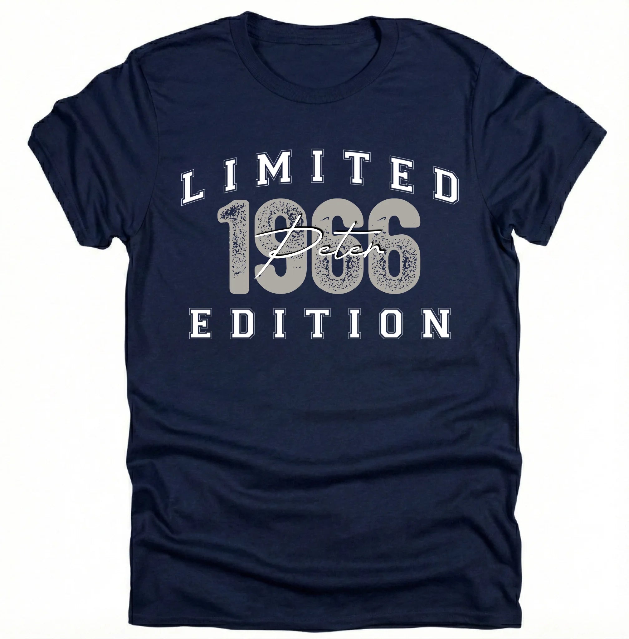 60. Geburtstag Geschenk Männer 1966 T-Shirt Personalisiert Name Limited Edition Vintage Look Wunschjahr Herren Shirt 60 Jahre Original - pure|custom.