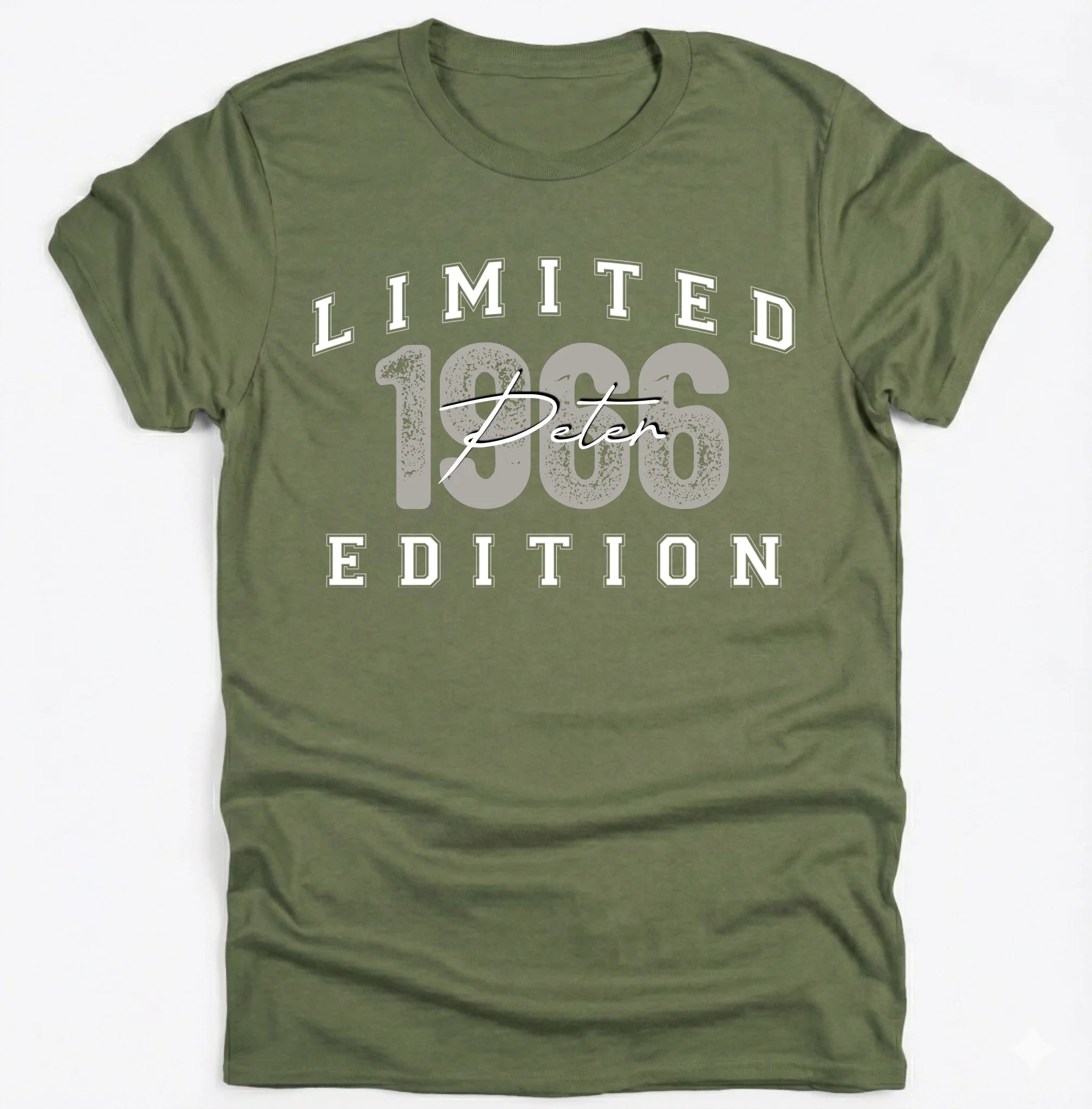 60. Geburtstag Geschenk Männer 1966 T-Shirt Personalisiert Name Limited Edition Vintage Look Wunschjahr Herren Shirt 60 Jahre Original - pure|custom.