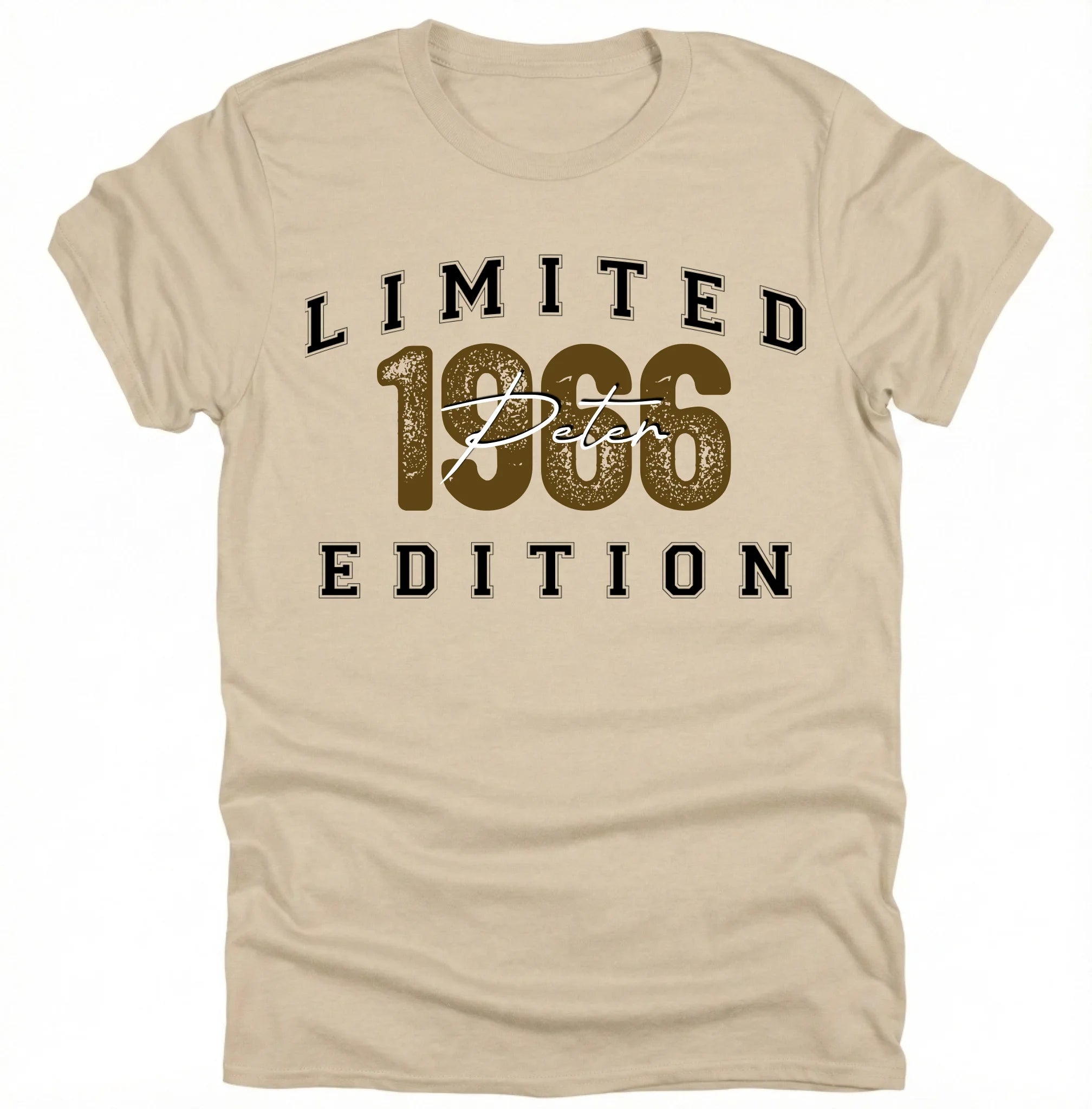 60. Geburtstag Geschenk Männer 1966 T-Shirt Personalisiert Name Vintage Look Original Wunschjahr Herren Shirt 60 Jahre Limited Edition - pure|custom.