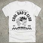 Personalisierbares Vatertag T-Shirt – Cool Dad’s Club – Wunschjahr EST. 2024 / 2025 – Geschenk für Papa zum Vatertag – Retro Dad Shirt - pure|custom.