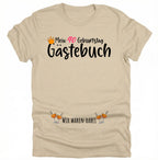 Geburtstag Gästebuch Shirt personalisierbar – „Wir waren dabei“ – Mitmach - Geschenk für Frauen – 40. Geburtstag Outfit – Weißes T-Shirt Cocktails - pure|custom.